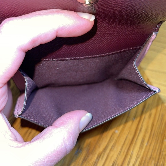 RARE COLOR COACH SMALL TRIFOLD WALLET IN GEOMETRIC COLORBLOCK - Picture 11 of 14